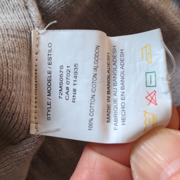 Men's Cotton Sweater - Picture 5 of 5